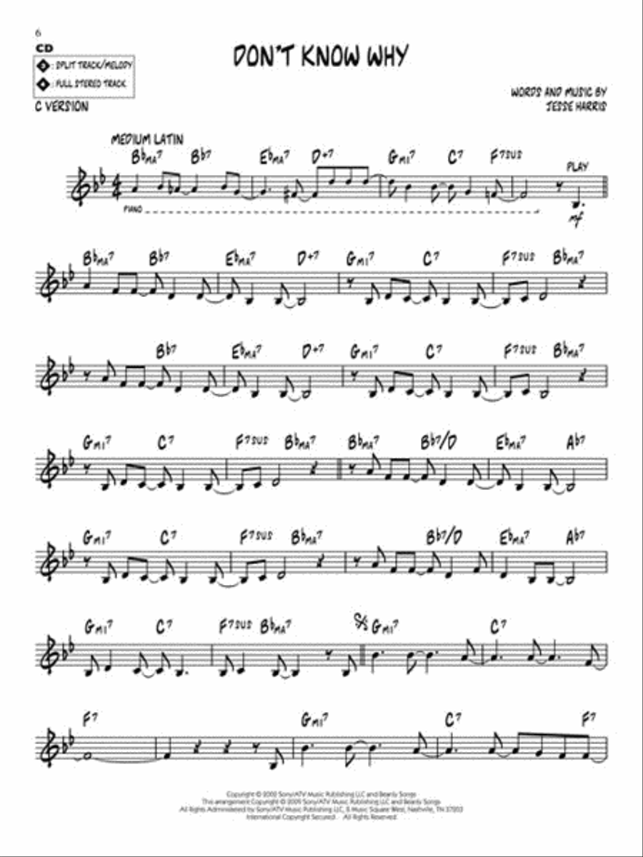 Jazz Pop C Instrument scores gallery preview page 4