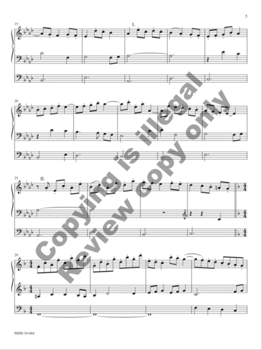 All Things Bright and Beautiful Organ scores gallery preview page 19
