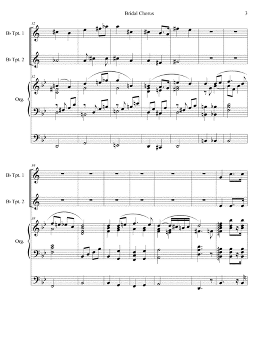 Bridal Chorus (Duet for Bb-Trumpet - Organ Accompaniment) image number null