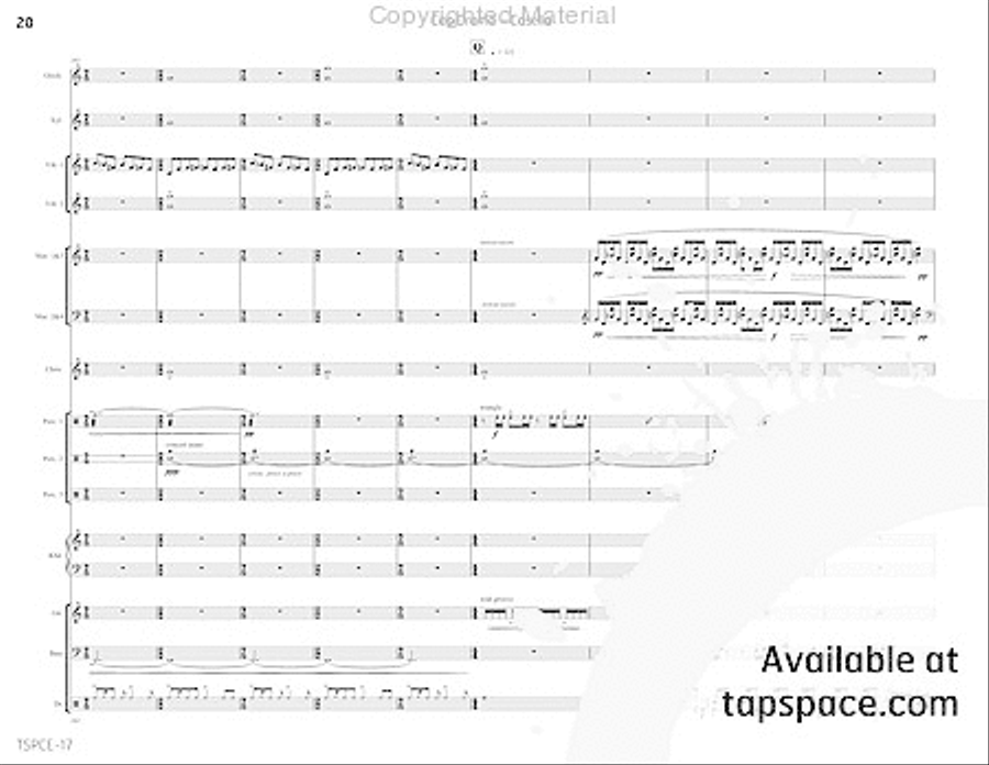 Cop Drama Percussion Ensemble scores gallery preview page 25