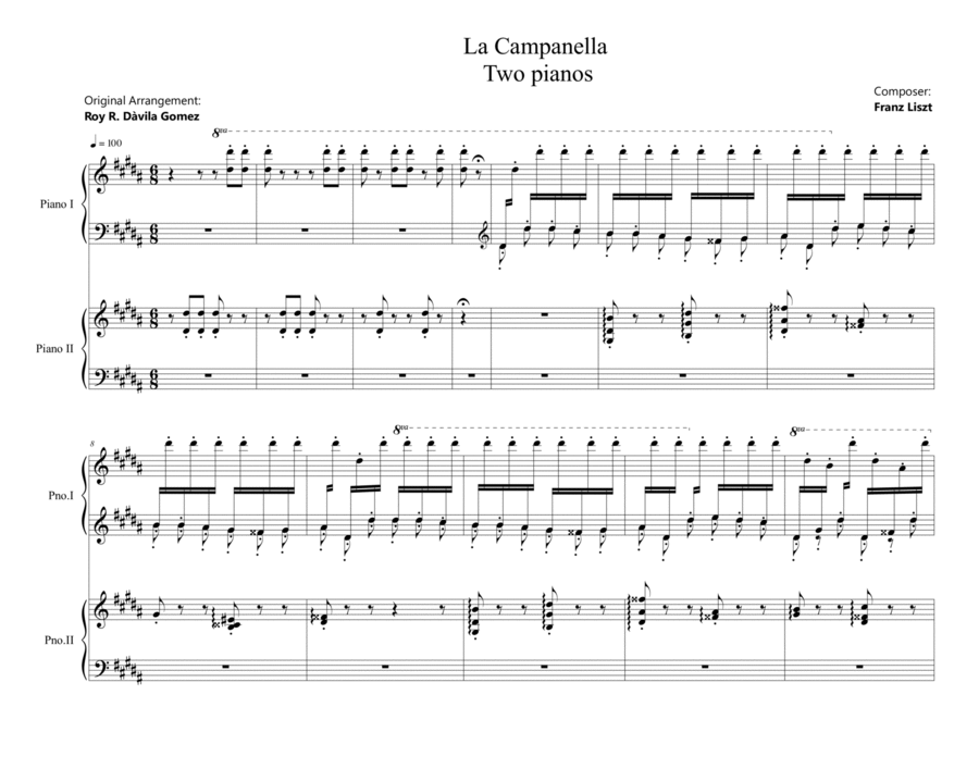 The campanella for two pianos image number null