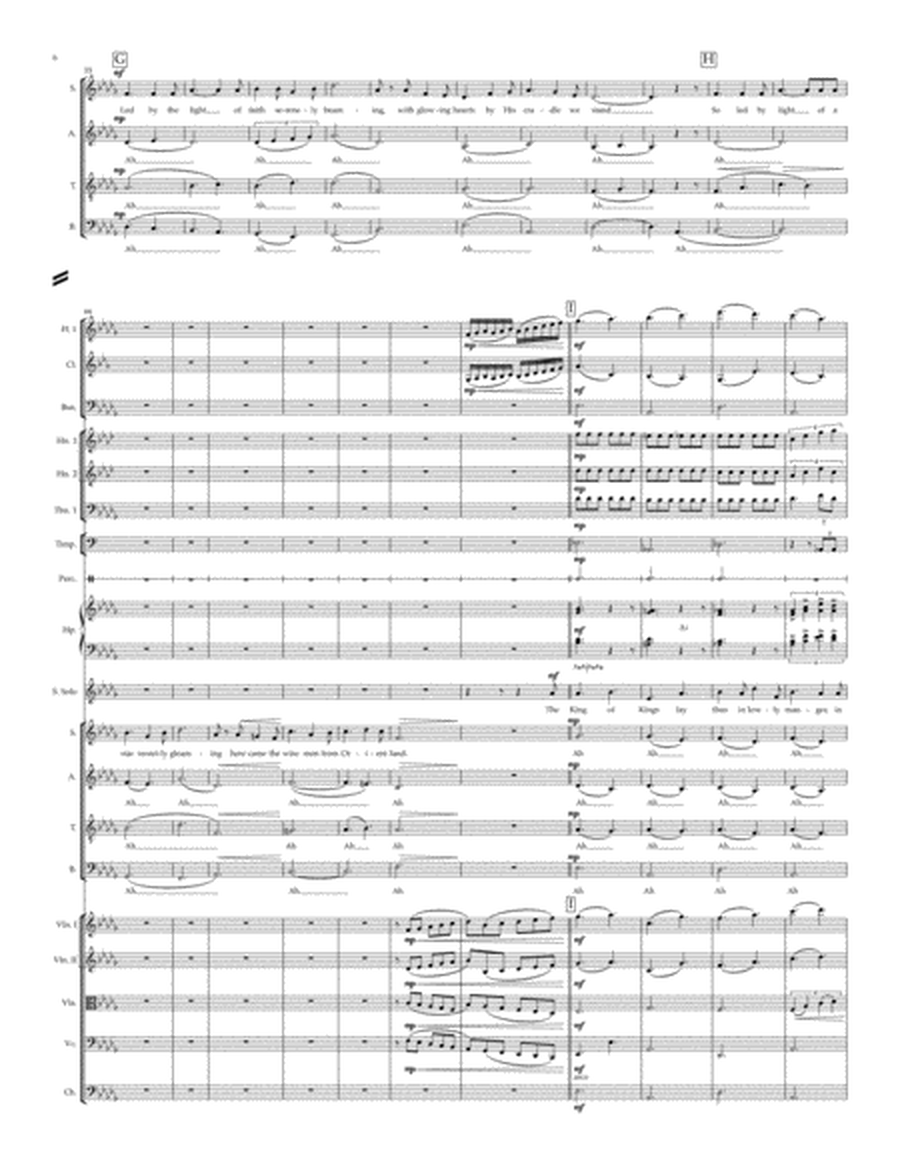 O Holy Night - for soprano solo, choir (SATB) and orchestra - Tabloid/Letter Version image number null