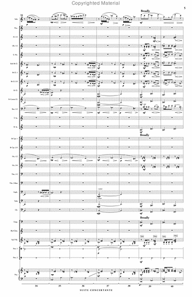 Suite Concertante for Flute & Wind Orchestra (score & parts) image number null