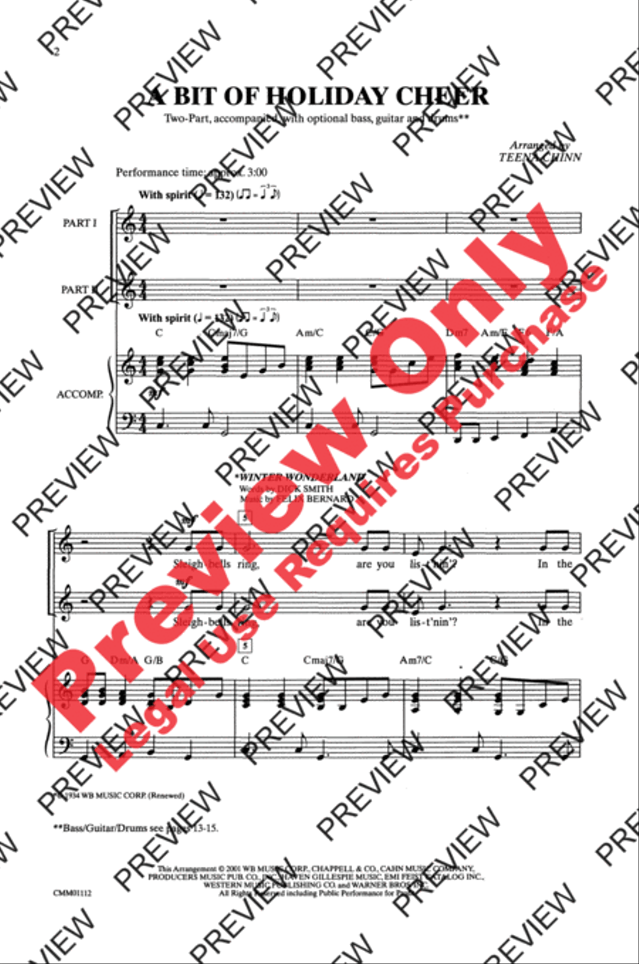 A Bit of Holiday Cheer A Bit of Holiday Cheer 2-Part scores gallery preview page 2