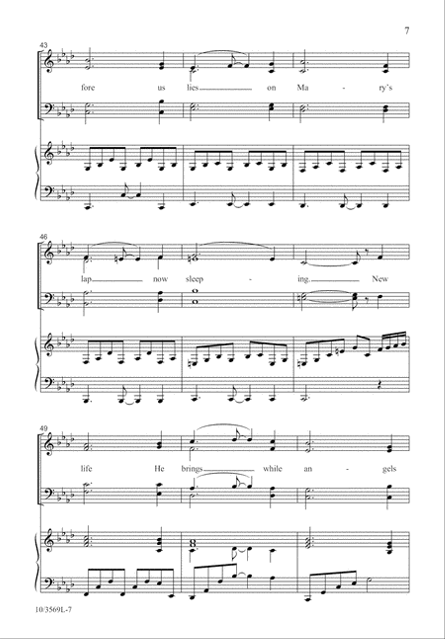 Do You Know the Way to Bethlehem? 4-Part scores gallery preview page 8