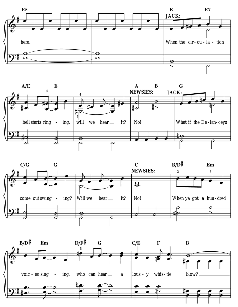 The World Will Know Easy Piano scores gallery preview page 4
