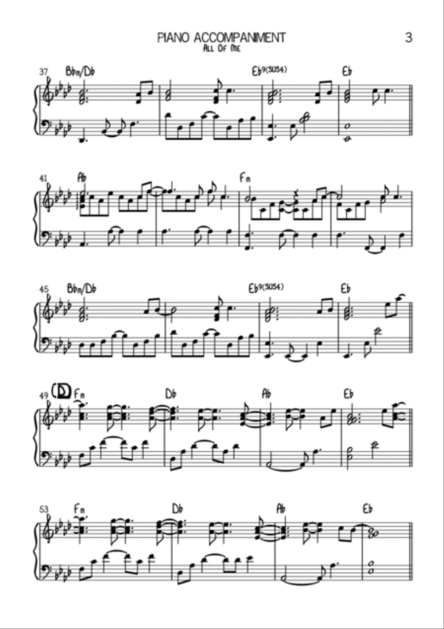 All Of Me Flute Solo scores gallery preview page 6