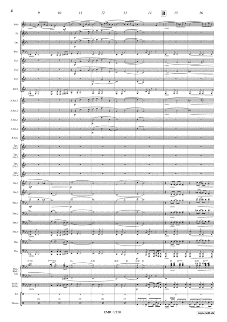 My Way My Way Concert Band scores gallery preview page 4