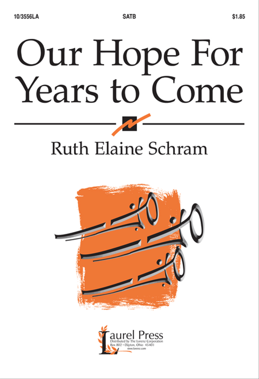 Our Hope for Years to Come 4-Part scores gallery preview page 1