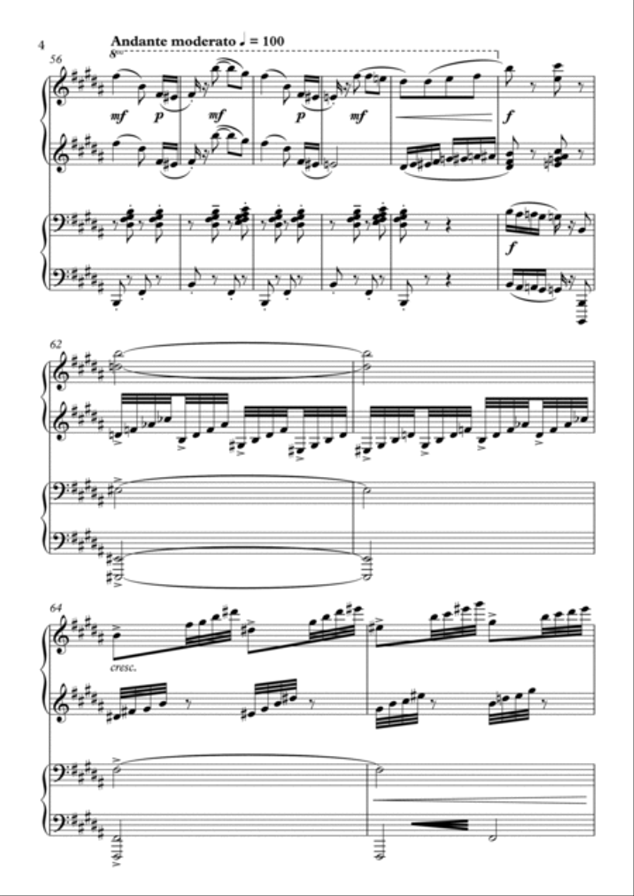 The Flintstones Piano scores gallery preview page 4