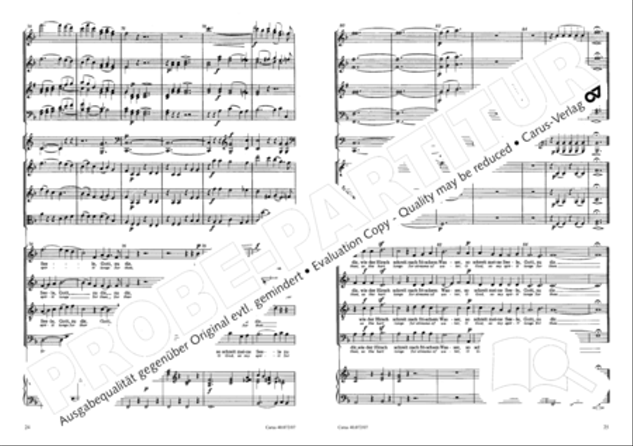 Psalm 42 4-Part scores gallery preview page 14