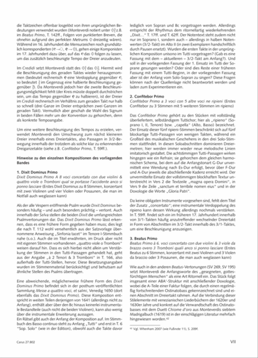 Salmi I (Selva morale e spirituale) Collection / Songbook scores gallery preview page 8