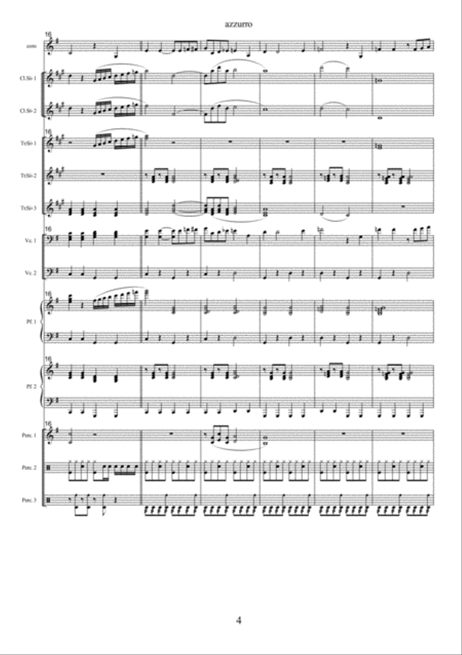 Saint Augustine In Hell Clarinet scores gallery preview page 4