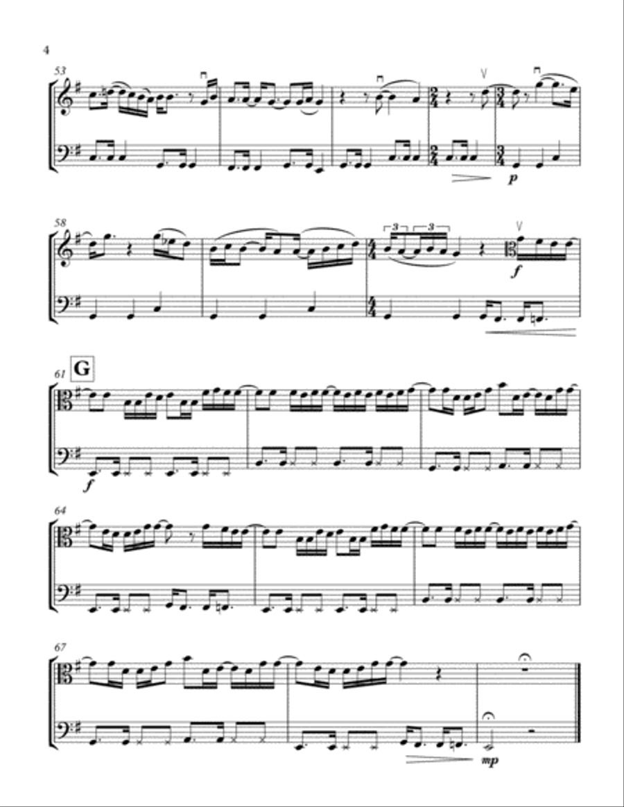 Take Me To Church String Duet scores gallery preview page 5