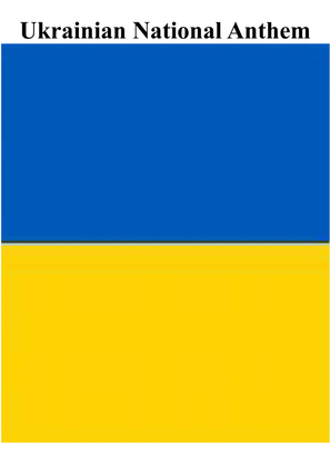 Ukrainian National Anthem for Eb Tenor Horn & Piano MFAO World National Anthem Series