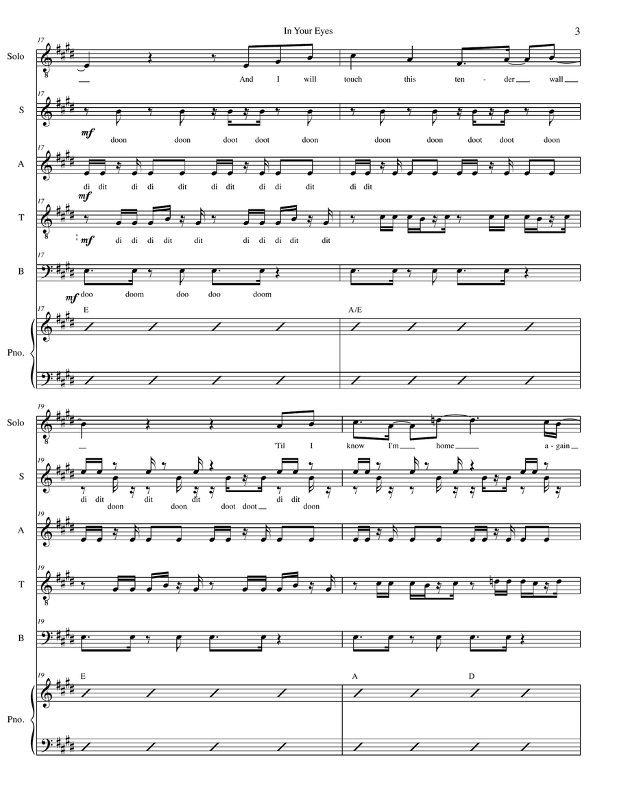 In Your Eyes 4-Part scores gallery preview page 3
