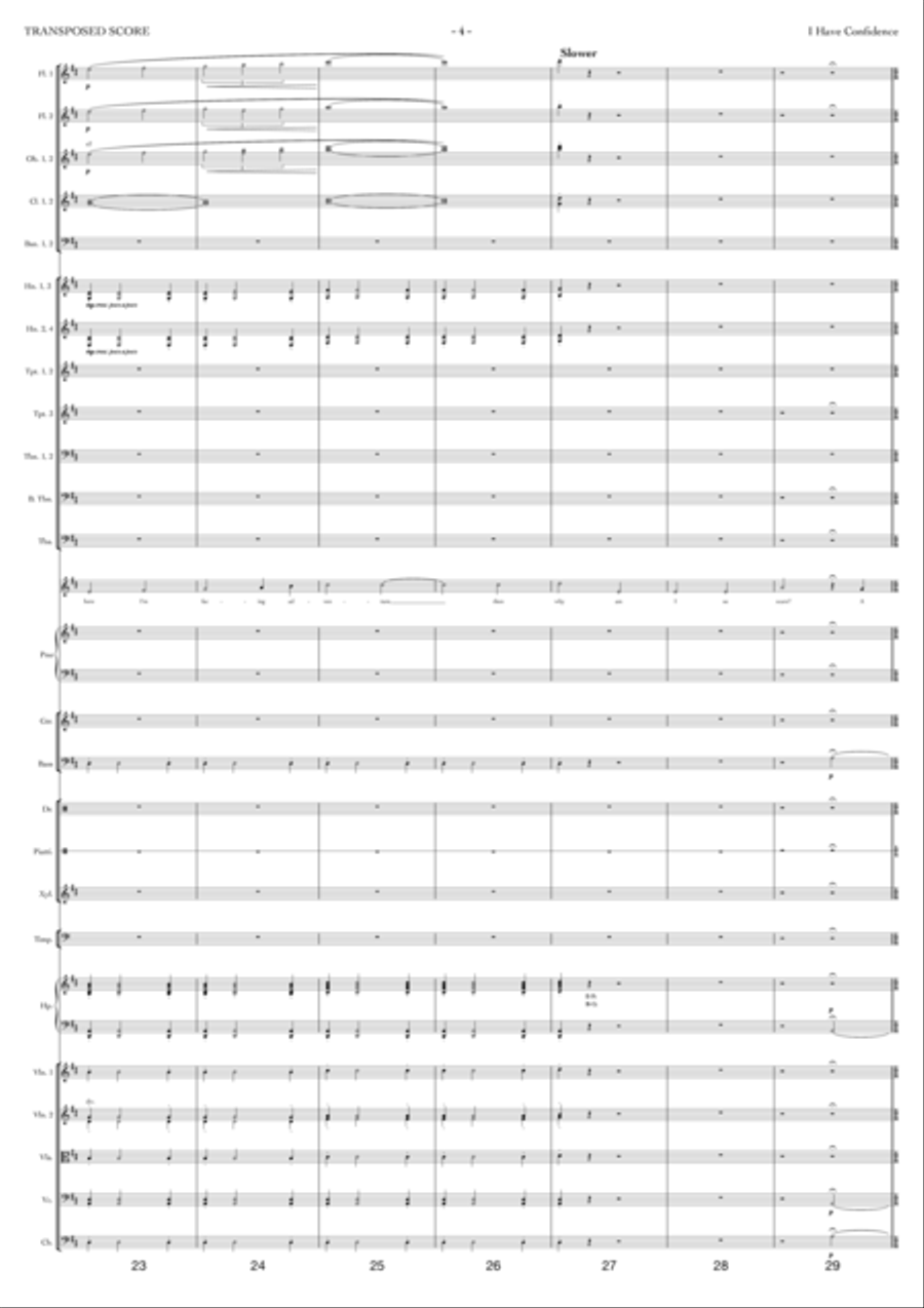 I Have Confidence Full Orchestra scores gallery preview page 4