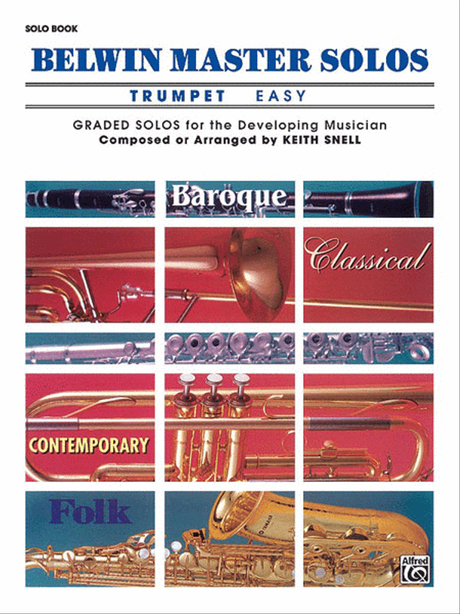 Belwin Master Solos (Trumpet), Volume 1 Cornet scores gallery preview page 1