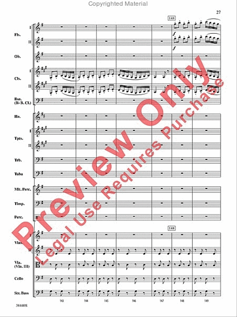 Leroy Anderson's Irish Suite, Part 1 (Themes from) Full Orchestra scores gallery preview page 28