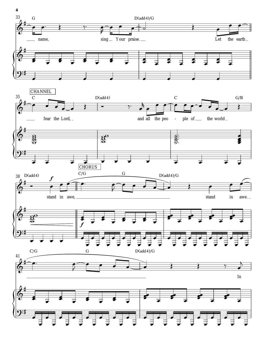 Symphony Symphony Piano, Vocal, Guitar scores gallery preview page 4
