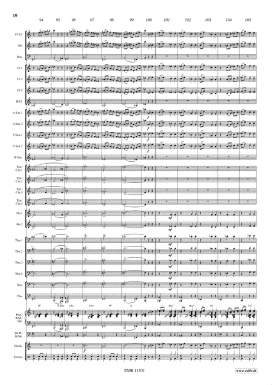 Love In Vienna Concert Band scores gallery preview page 11