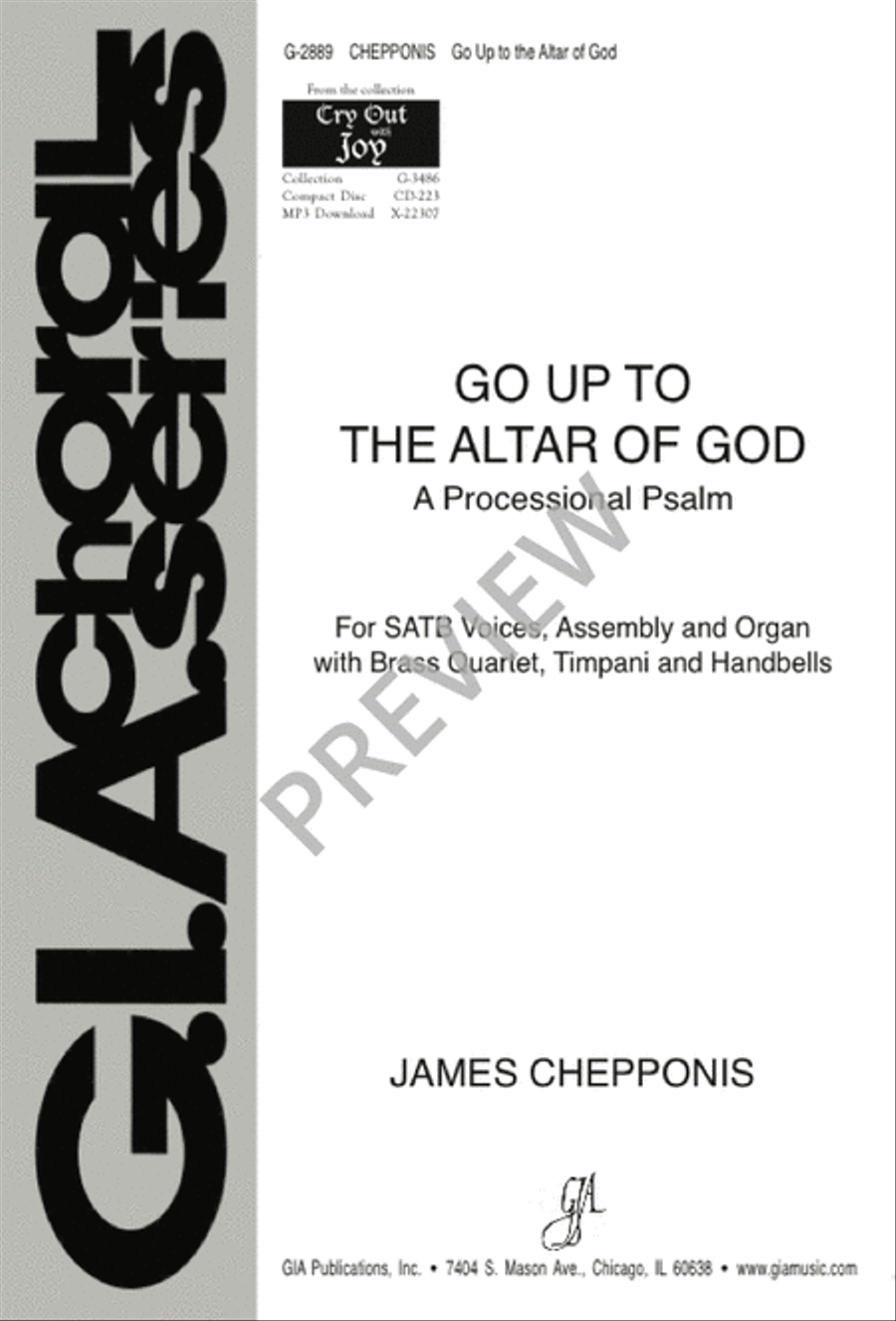 Go Up to the Altar of God 4-Part scores gallery preview page 20