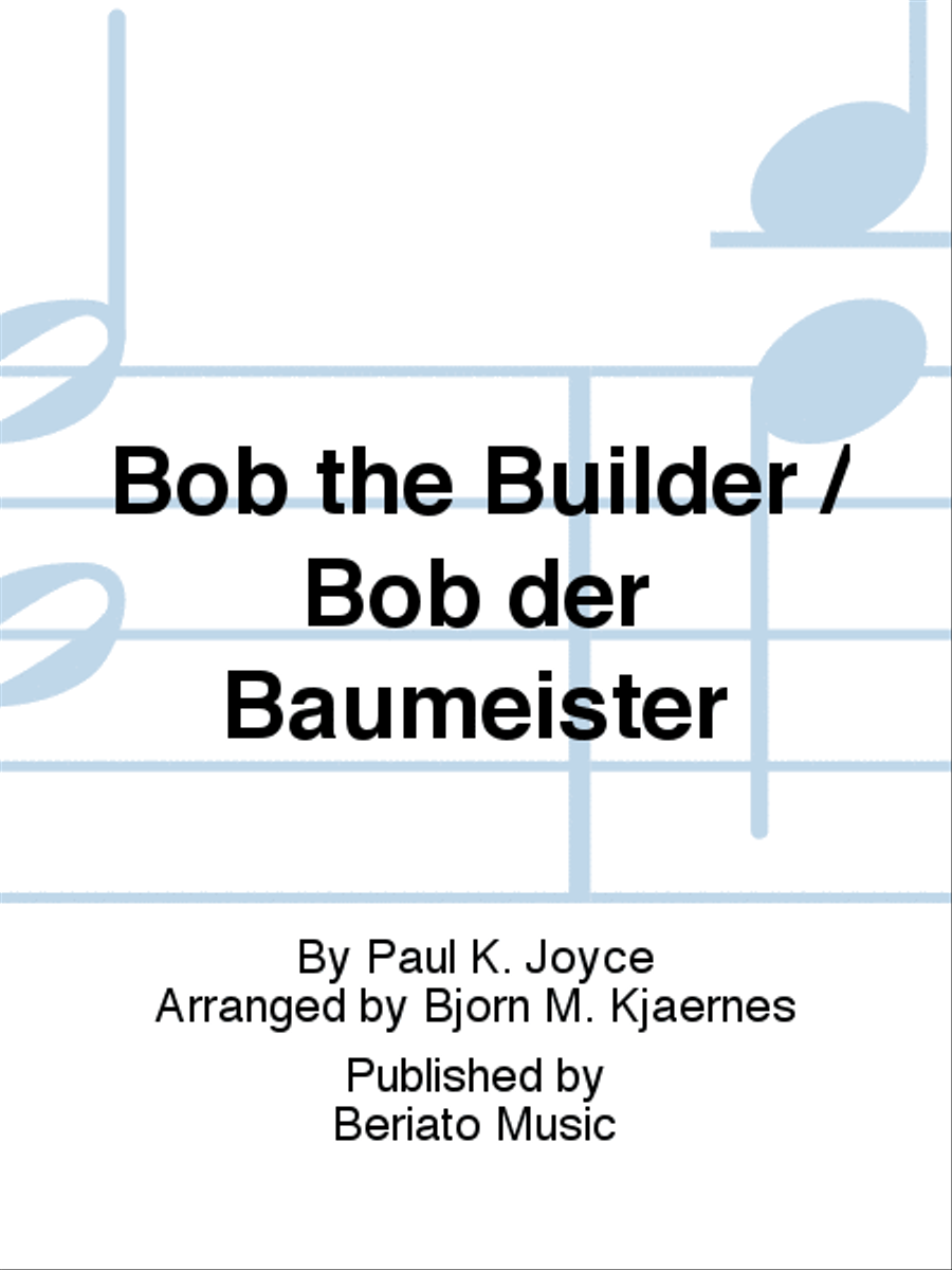 Bob the Builder / Bob der Baumeister Concert Band scores gallery preview page 1