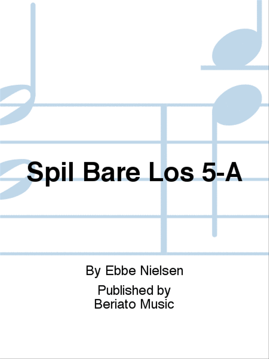 Spil Bare Løs 5-A Guitar scores gallery preview page 1