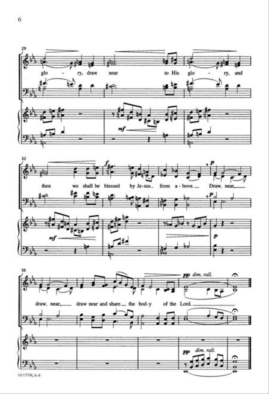Draw Near 4-Part scores gallery preview page 6