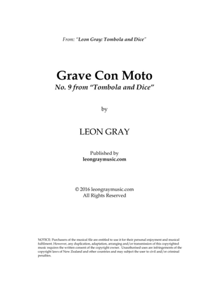 Grave Con Moto, Tombola and Dice (No. 9), Leon Gray