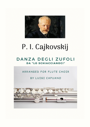 Book cover for Cajkovskij: Danza degli zufoli (Lo schiaccianoci) for Flute choir - Flute quintet
