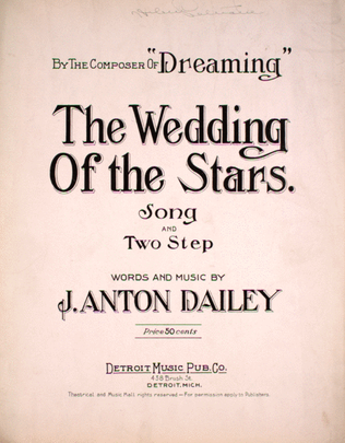 The Wedding of the Stars. Song and Two Step