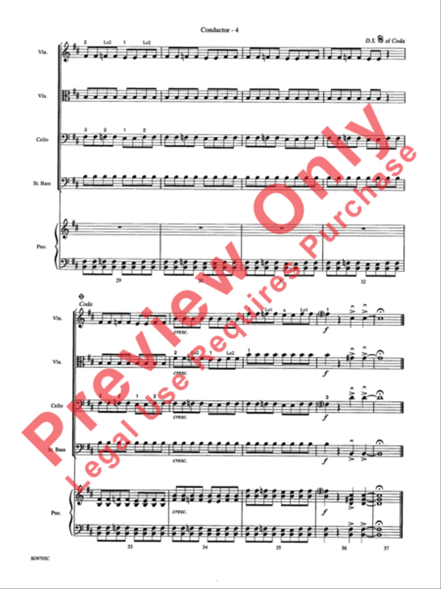 Batman Theme String Orchestra scores gallery preview page 7