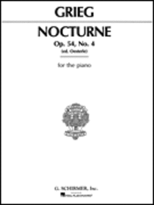 Book cover for Nocturno, Op. 54, No. 4