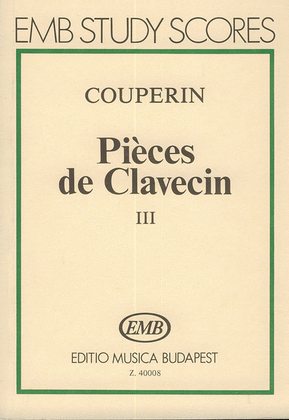 Book cover for Pieces de clavecin III