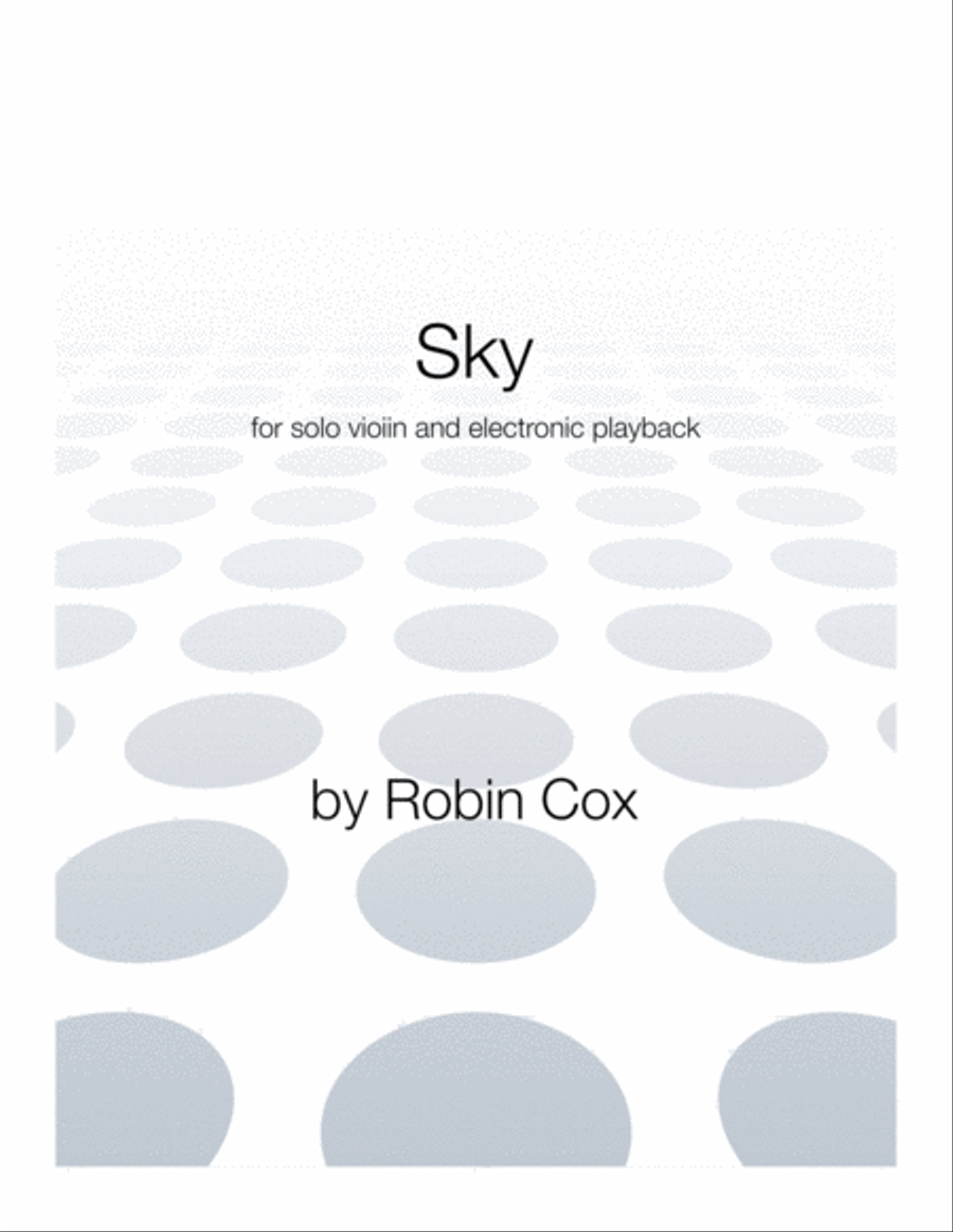 Sky Sky Violin Solo scores gallery preview page 1