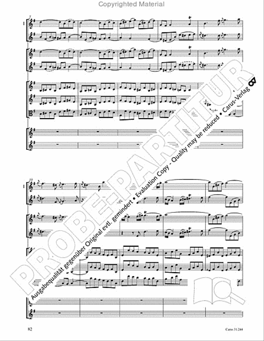 St. Matthew Passion (Matthaus-Passion) 4-Part scores gallery preview page 84