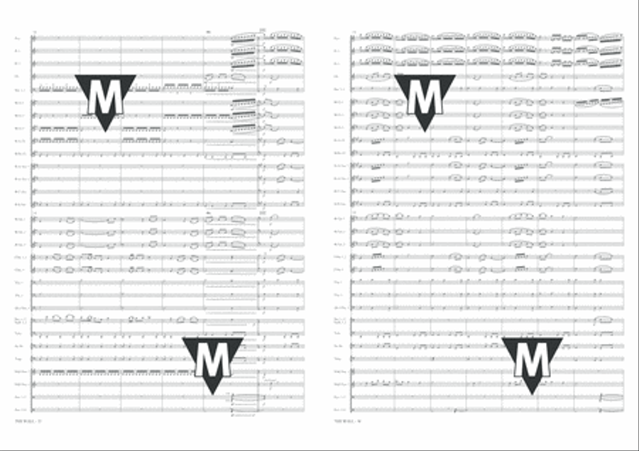 The Wall Concert Band scores gallery preview page 18