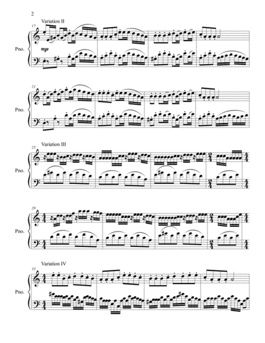6 Variations On Korobieniki Theme (Piano Solo) image number null