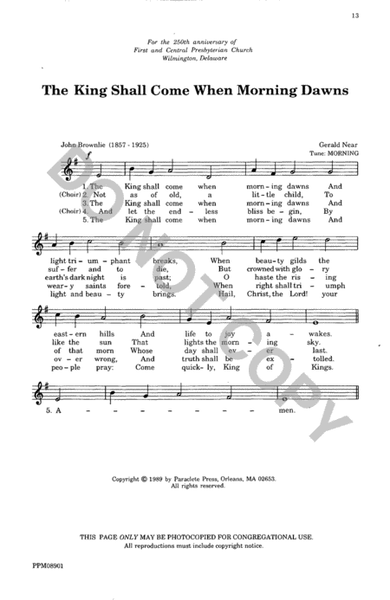 Three Choral Hymns