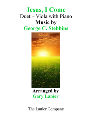 JESUS, I COME (Duet – Viola & Piano with Parts)