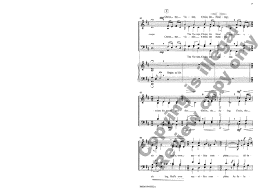 Christ, Victorious: Christ, Now Reigning 4-Part scores gallery preview page 7