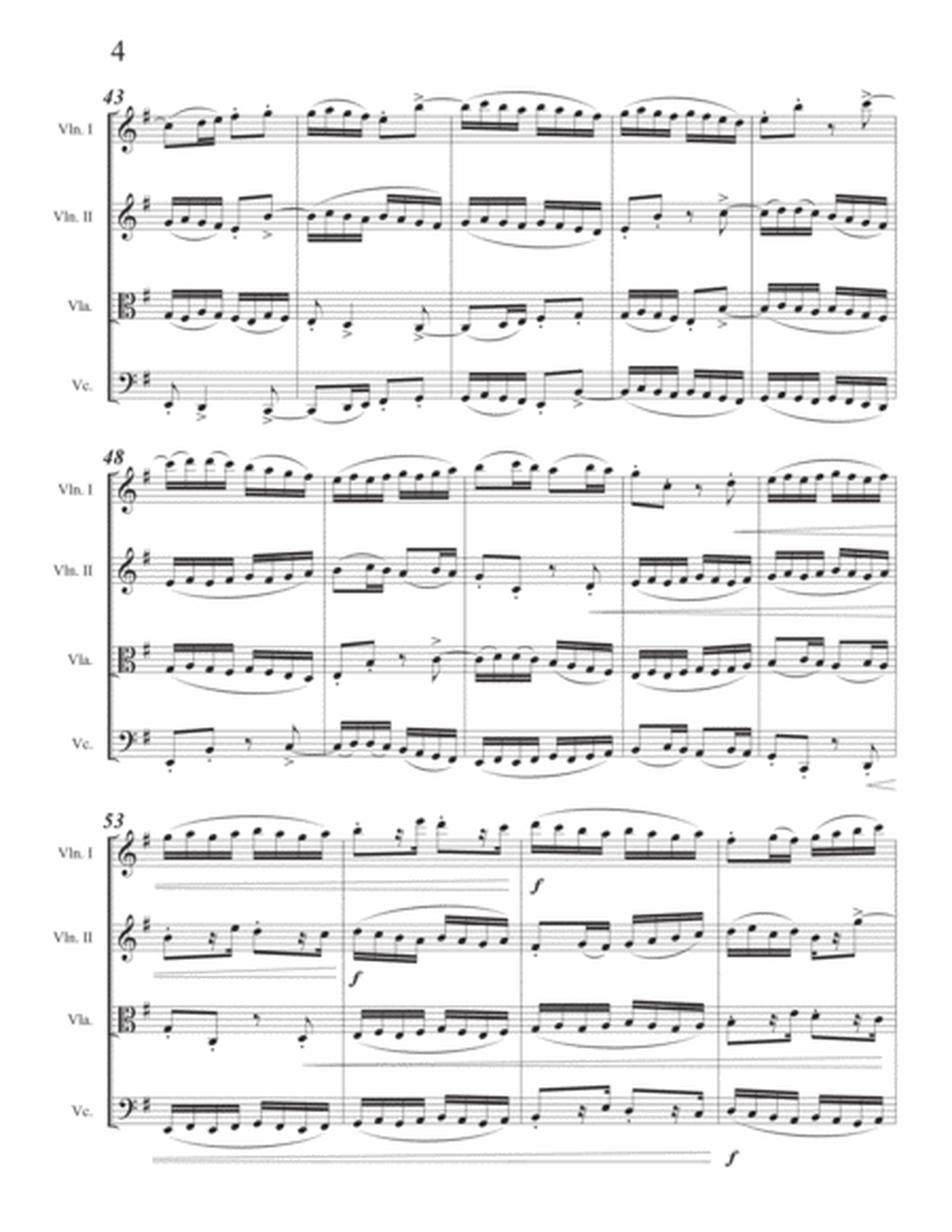 String Quartet no. 4 ('Ad Fugam') SCORE ONLY image number null
