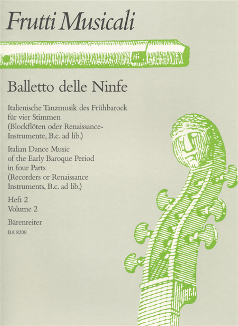 Balletto delle Ninfe Soprano Recorder scores gallery preview page 1