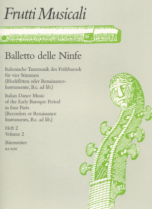 Book cover for Balletto delle Ninfe