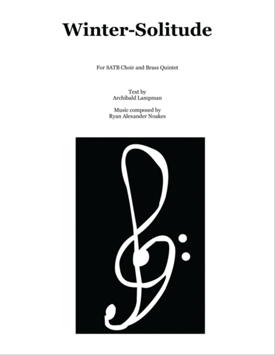 Winter-Solitude 4-Part scores gallery preview page 1