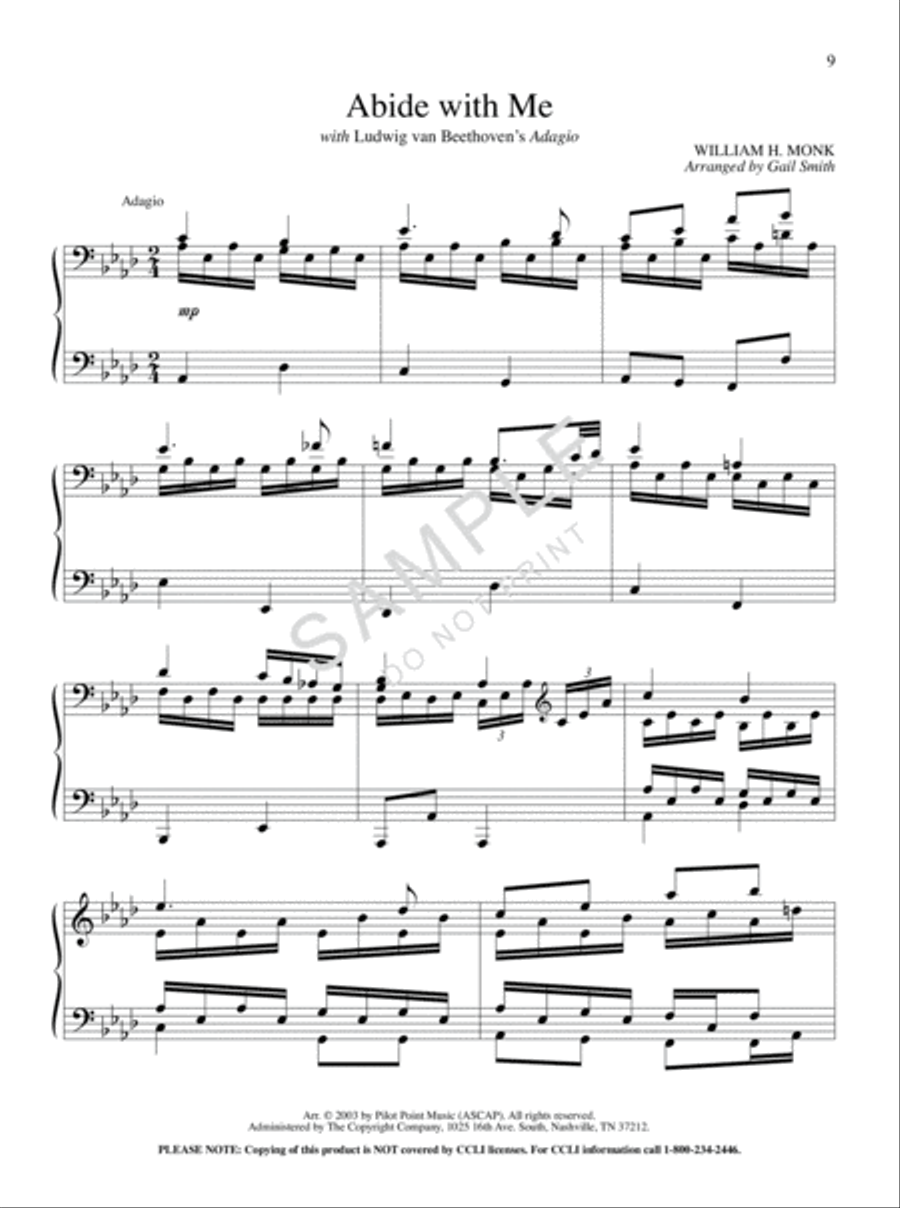 Classical Hymn Creations Piano Solo scores gallery preview page 2