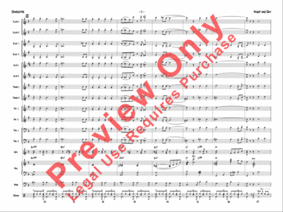 Night and Day Jazz Ensemble scores gallery preview page 8