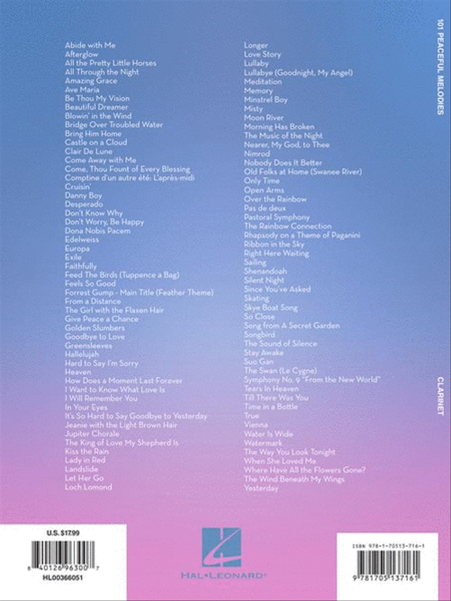 101 Peaceful Melodies