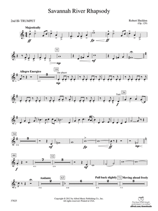 Savannah River Rhapsody: 2nd B-flat Trumpet